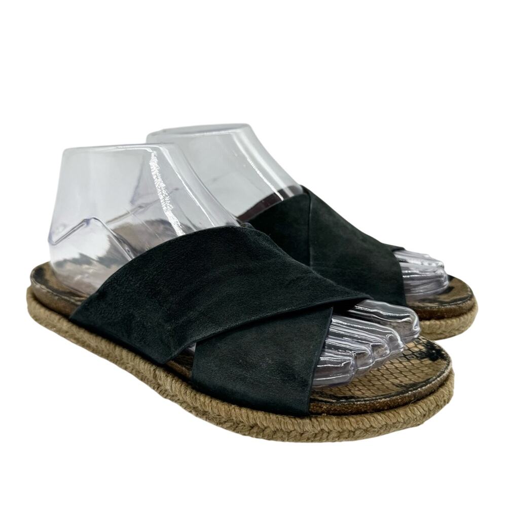 Aquatalia Black Sandals